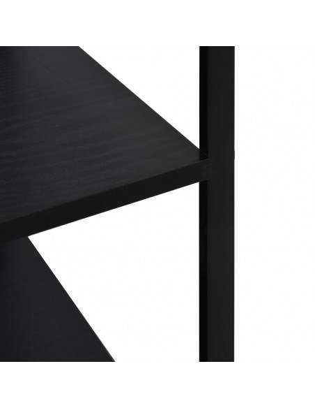Mobile per Microonde Nero 60x39,6x79,5 cm Legno Multistrato