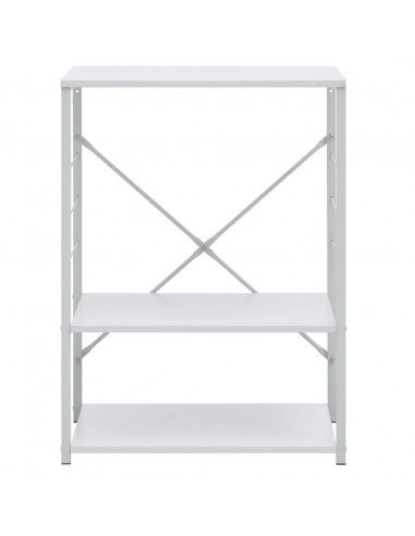 Mobile per Microonde Bianco 60x39,6x79,5 cm Legno Multistrato