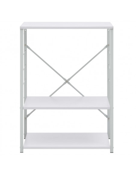 Mobile per Microonde Bianco 60x39,6x79,5 cm Legno Multistrato
