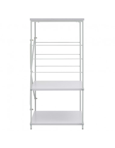 Mobile per Microonde Bianco 60x39,6x79,5 cm Legno Multistrato