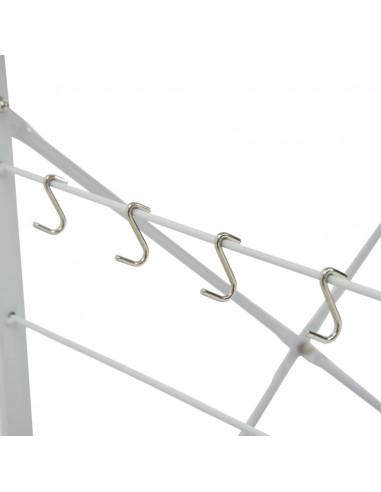 Mobile per Microonde Bianco 60x39,6x79,5 cm Legno Multistrato