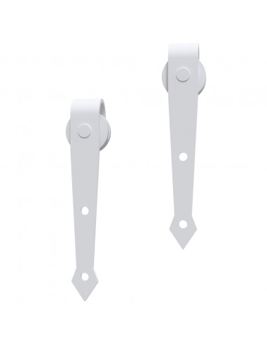 Porta Scorrevole con Set Hardware 70x210 cm Legno Massello Pino