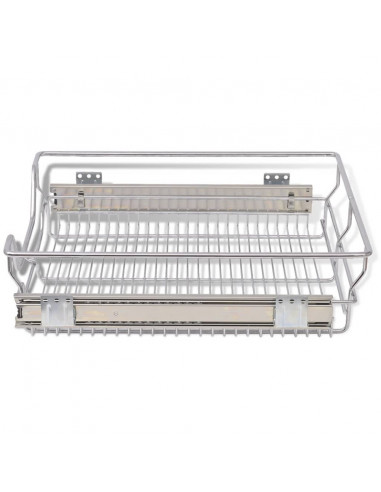Cestelli a Rete Estraibili 2 pz 500 mm Argentati