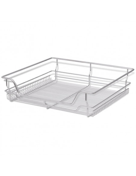 Cestelli a Rete Estraibili 2 pz 600 mm Argentati