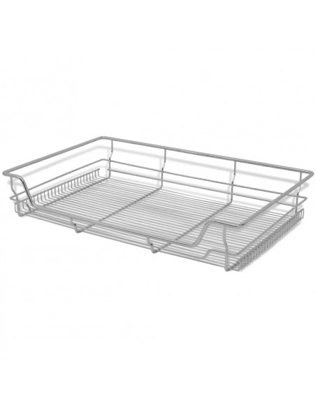 Cestelli a Rete Estraibili 2 pz 800 mm Argentati