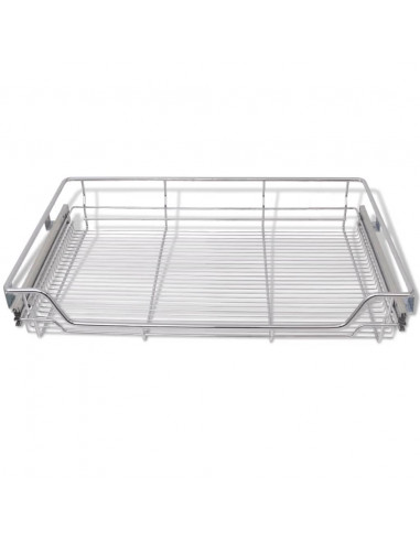 Cestelli a Rete Estraibili 2 pz 800 mm Argentati