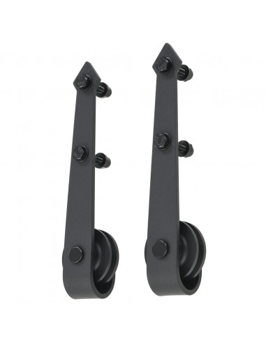 Porta Scorrevole con Set Hardware 70x210 cm Legno Massello Pino