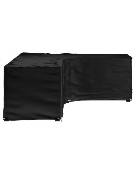 Copertura Mobili da Giardino a L 18 Occhielli 285x220x80 cm