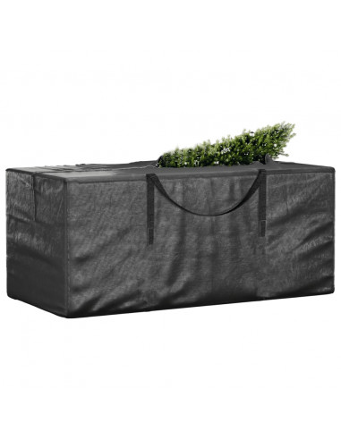 Custodia per Albero di Natale Nera 150x75x75 cm Polietilene
