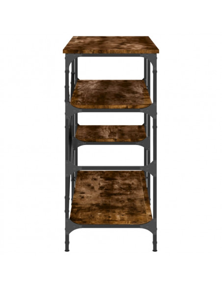 Mobile da Cucina Rovere Fumo 90x40x84 cm Multistrato e Metallo