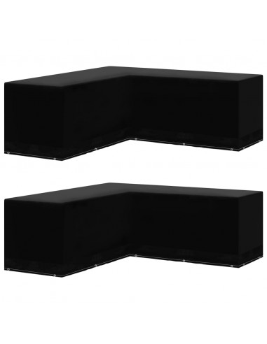 Teli per Mobili da Giardino 2 pz a L 12 Occhielli 250x250x90 cm