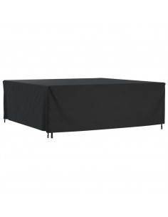 Copertura Mobili Giardino Nera 260x260x90cm Impermeabile 420D 2