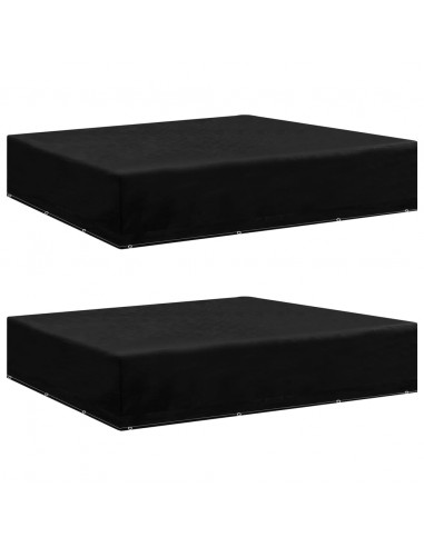 Coperture Arredi Giardino 2 pz 12 Occhielli 250x250x70 cm