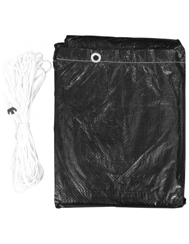 Coperture Arredi Giardino 2 pz 12 Occhielli 250x250x70 cm