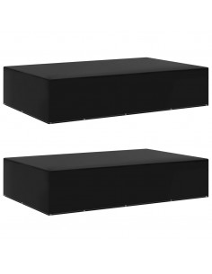 Coperture Arredi Giardino 2 pz 12 Occhielli 325x205x70 cm 2