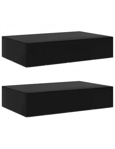 Coperture Arredi Giardino 2 pz 12 Occhielli 325x205x70 cm