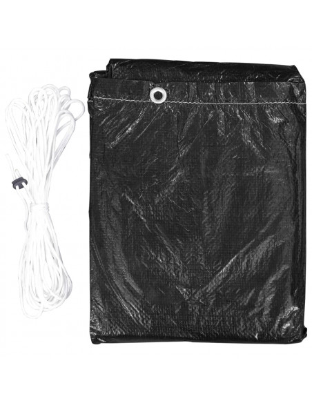 Coperture Arredi Giardino 2 pz 7 Occhielli 225x143x90 cm