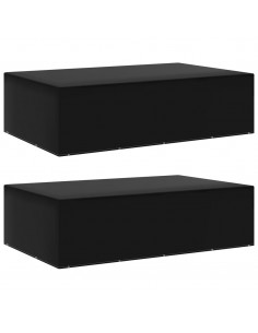 Coperture Arredi Giardino 2 pz 12 Occhielli 325x205x90 cm 2