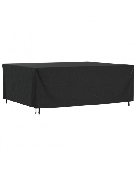 Copertura Mobili Giardino Nera 250x210x90cm Impermeabile 420D