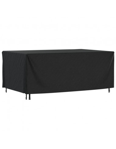 Copertura Mobili Giardino Nera 225x143x90cm Impermeabile 420D