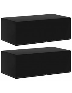 Copertura Giardino 2pz con 6 Occhielli per Barbecue 170x90x60cm 2