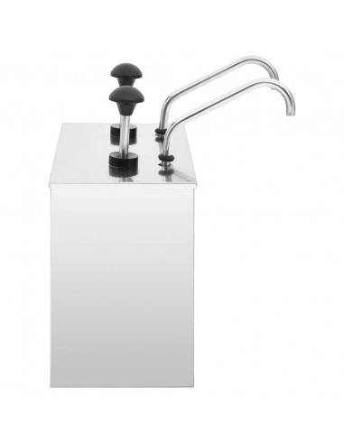 Distributore di Salsa in Acciaio Inossidabile 2 x 3,5 L