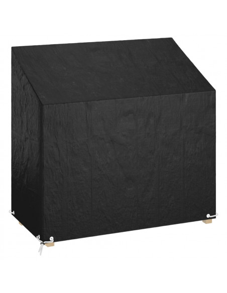 Copri Panca da Giardino 8 Occhielli 130x70x70/88 cm Polietilene