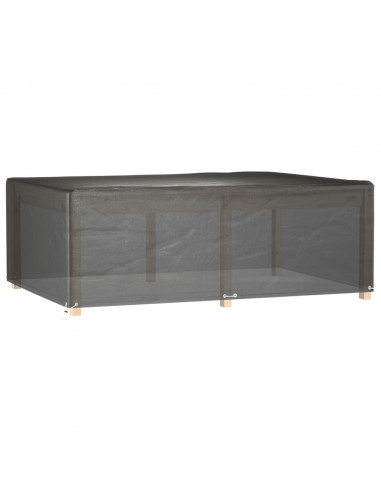 Copri Mobili Giardino 2pz 12Occhielli 230x165x80cm Rettangolare