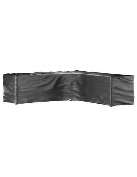 Coperture Mobili da Giardino a L 2pz 20 Occhielli 300x300x90cm