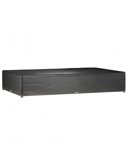 Copri Mobili Giardino 2pz 16 Occhielli 325x205x60cm Rettangolo