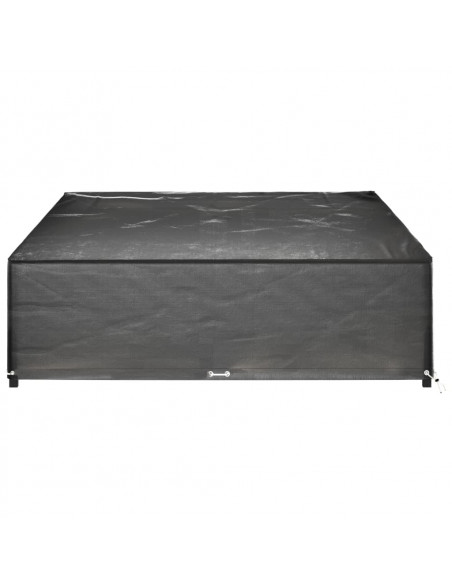 Copri Mobili Giardino 2pz 16 Occhielli 325x205x60cm Rettangolo
