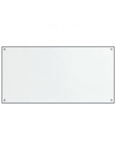 Paraschizzi per Cucina 2 pz Trasparente 80x60cm Vetro Temperato