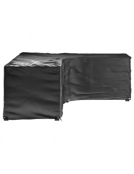 Coperture Mobili da Giardino a L 2pz 16 Occhielli 260x210x80cm
