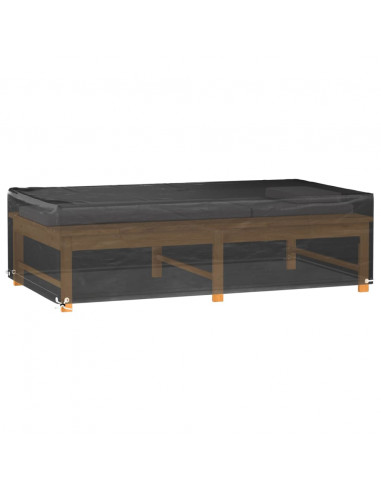 Copertura Mobili Giardino 8 Occhielli 125x70x35 cm Rettangolare