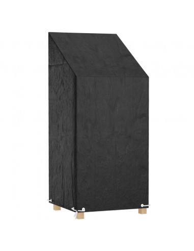 Copri Sedia da Giardino 8 Occhielli 65x65x110/150cm Polietilene