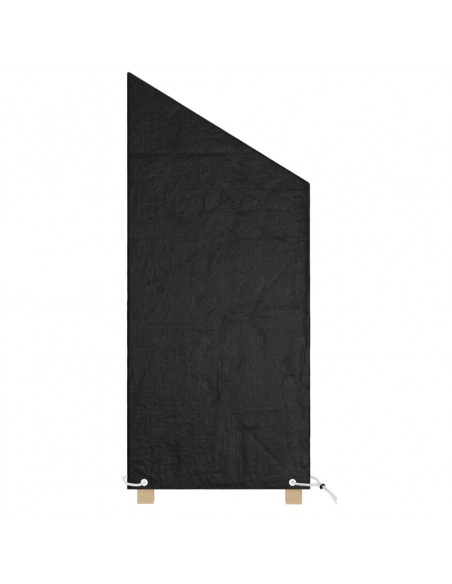 Copri Sedia da Giardino 8 Occhielli 65x65x110/150cm Polietilene