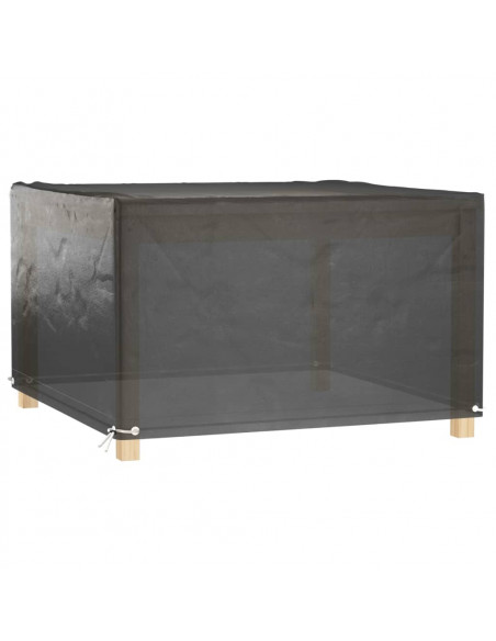 Coperture Mobili Giardino 2pz 8 Occhielli 125x125x75cm Quadrate