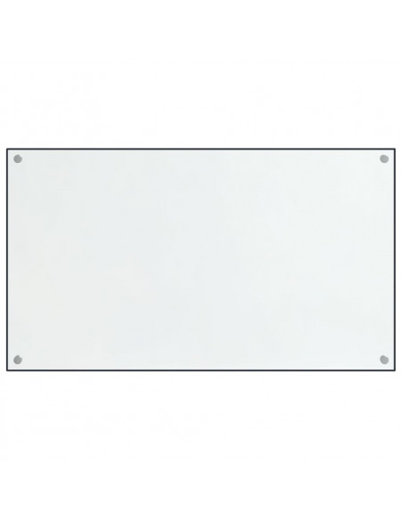 Paraschizzi per Cucina 2 pz Trasparente 70x50cm Vetro Temperato