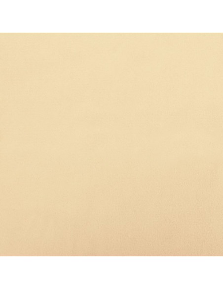 Poggiapiedi Bianco Crema 45x29,5x35 cm in Velluto