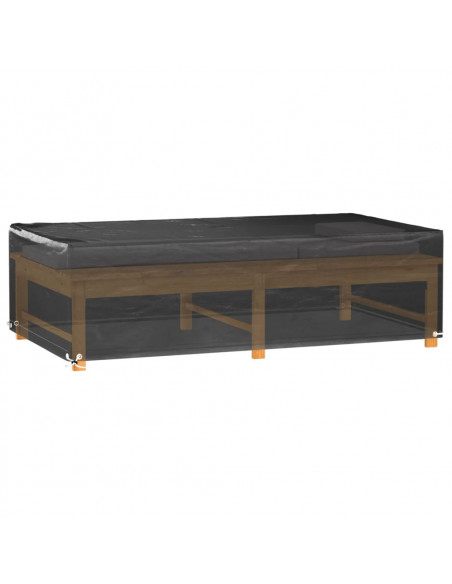 Coperture Mobili Giardino 2pz 8Occhielli 125x70x35 Rettangolari