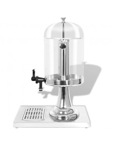 Distributore di Succhi di Frutta e Bibite Acciaio Inossidabile 8 L