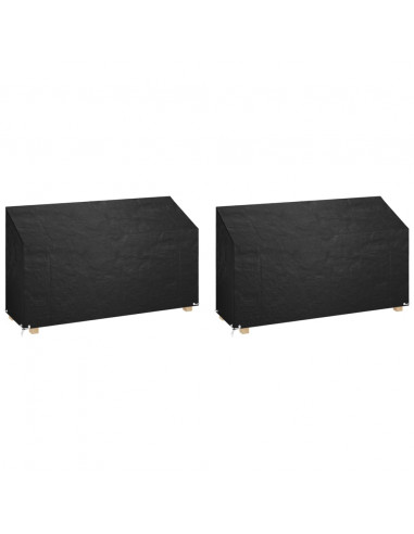 Copri Panche Giardino 2pz 12Occhielli 210x70x70/88 Polietilene
