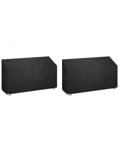 Copri Panche Giardino 2pz 12Occhielli 210x70x70/88 Polietilene