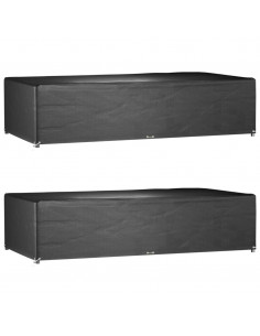 Copri Mobili Giardino 2pz 12 Occhielli 315x160x75cm Rettangolo 2