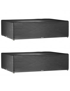 Copri Mobili Giardino 2pz 16 Occhielli 300x200x75cm Rettangolo 2