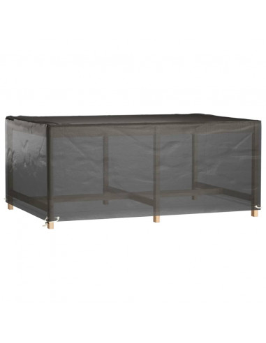 Copri Mobili Giardino 2pz 8 Occhielli 180x122x75cm Rettangolare