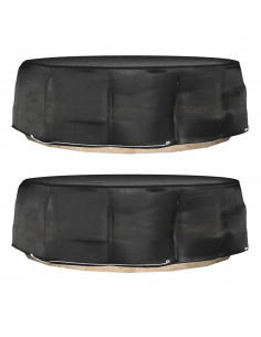 Coperture Divani Isola 2pz con 10 Occhielli Ø236x67 cm Rotonde 2