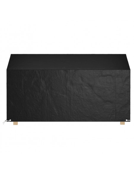 Copri Panca da Giardino 12 Occhielli 210x70x70/88cm Polietilene