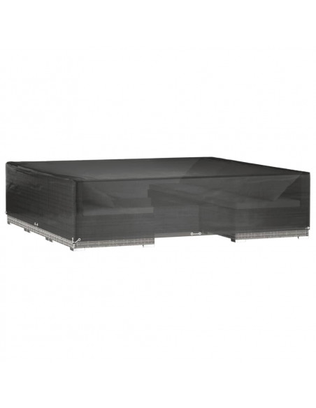 Copertura Mobili da Giardino 16 Occhielli 240x240x55cm Quadrata