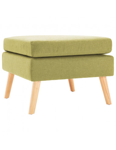 Poggiapiedi Verde in Tessuto